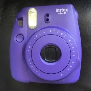 Polaroid camera with case